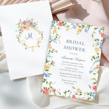 Watercolor Meadow Wildflower Boho