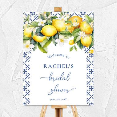 Watercolor Mediterranean  Welcome Poster