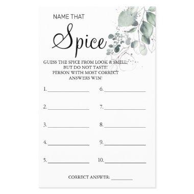Watercolor Name that Spice  game  Flyer
