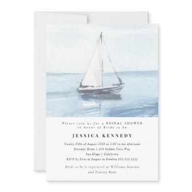 Watercolor Nautical Sailing