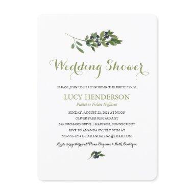 Watercolor Olive Orchard | Wedding Shower Invitations