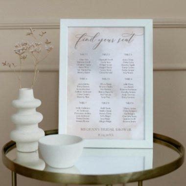 Watercolor On Cloud 9  Seating Chart