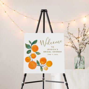Watercolor Oranges Fruit Rustic  Foam Board