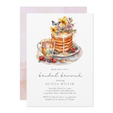 Watercolor Pancakes Bridal Brunch