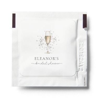 Watercolor Pearls & Prosecco  Hand Sanitizer Packet