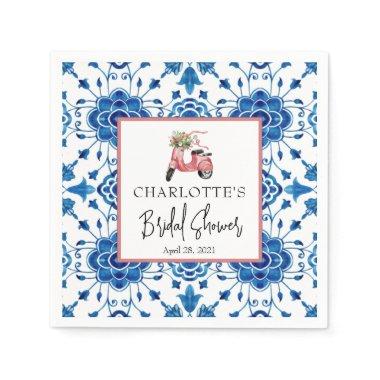 Watercolor Pine & Winter Greenery  Na Napkins