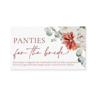 Watercolor Red Winter Christmas Panty Raffle Game Business