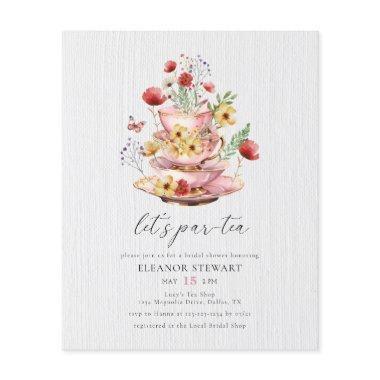 Watercolor Tea Party  Flyer
