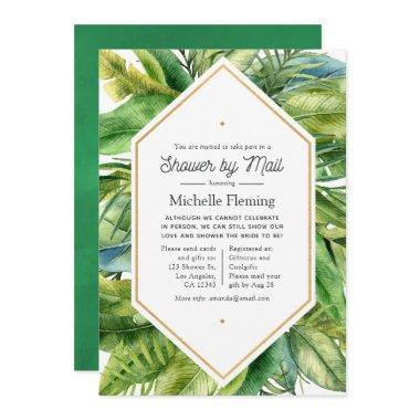 Watercolor Tropical Summer Shower by Mail