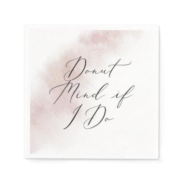 Watercolor Wash | Blush Donut Mind If I Do Napkins