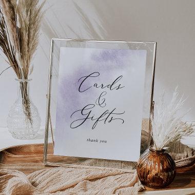 Watercolor Wash | Purple Invitations and Gifts Sign