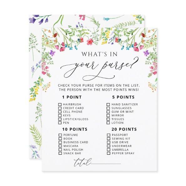 Watercolor Wildflower  Game