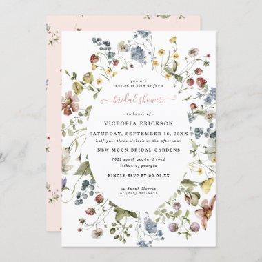 Watercolor Wildflower | Floral Bridal Shower Invitations