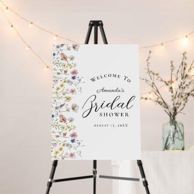 Watercolor Wildflowers  Welcome Foam Board