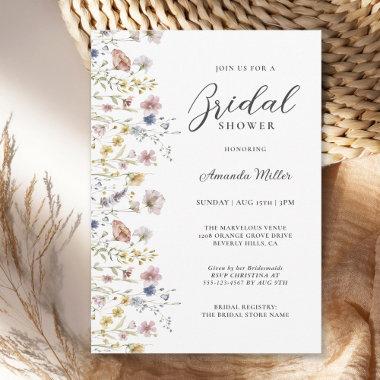 Watercolor Wildflowers Floral