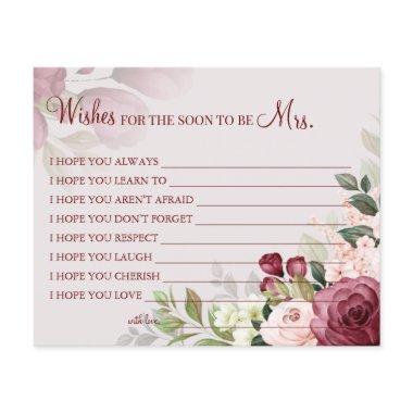 Watercolor Wishes for the Soon to be Mrs  Flyer