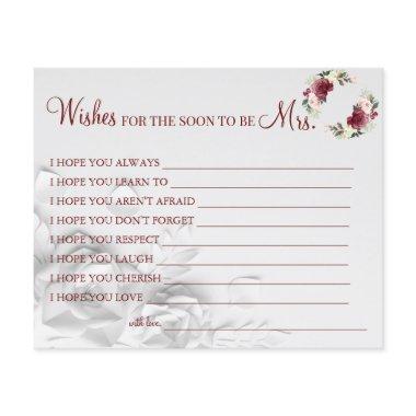 Watercolor Wishes for the Soon to be Mrs  Flyer