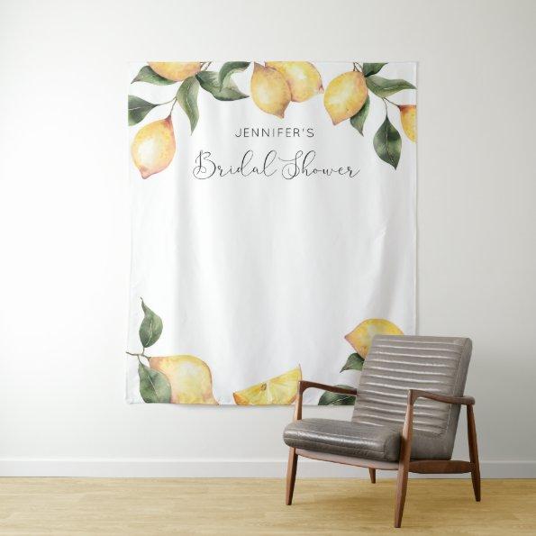 Watercolro elegant Lemon  tapestry