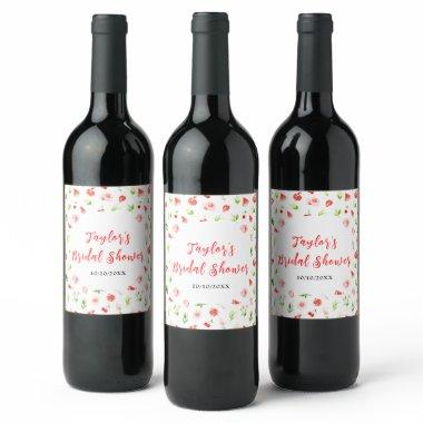 Watermelon and Pomegranate  Wine Label