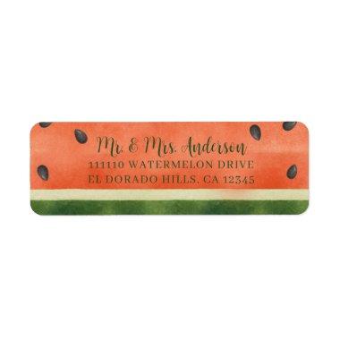 Watermelon Any Way You Slice it Summer Party Label