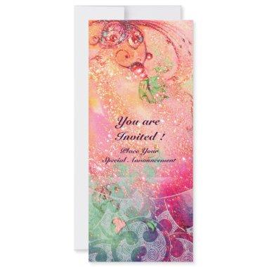 WAVES , bright red green blue pink gold sparkles