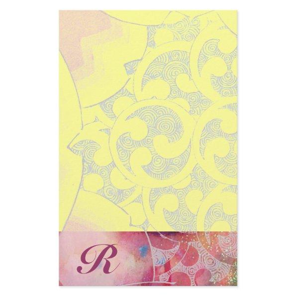 WAVES Monogram Stationery