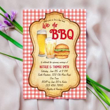 We do BBQ barbecue  couples shower