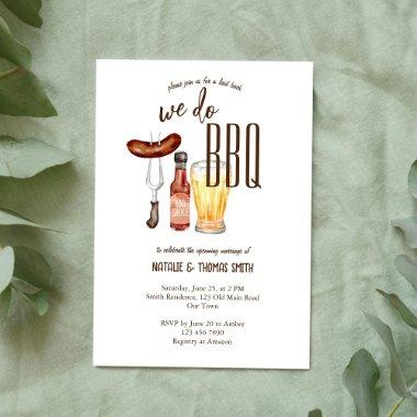 We do BBQ barbecue  couples shower