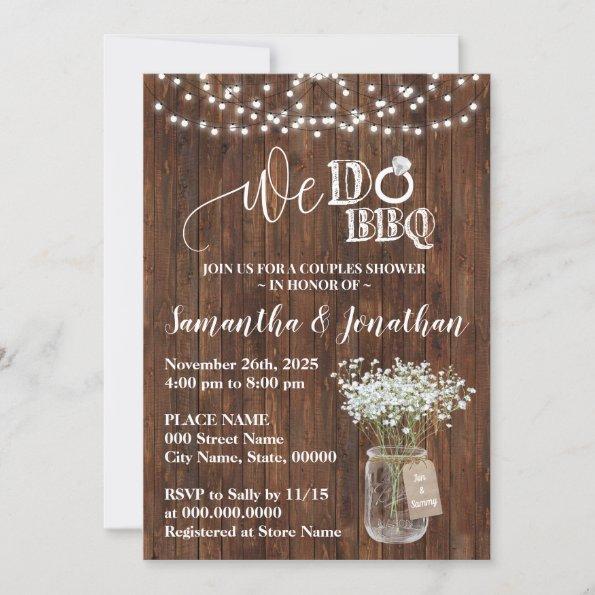 We do bbq couples shower country wedding Invitations
