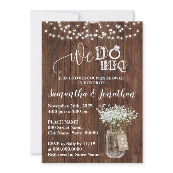 We do bbq couples shower country wedding Invitations