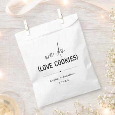 We Do Love Cookies Wedding Favor Bag