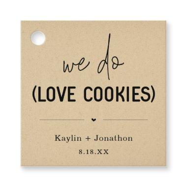 We Do Love Cookies Wedding Favor Tag
