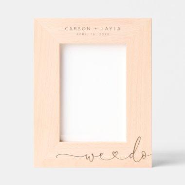 We Do Personalized Wedding Engraved Frames