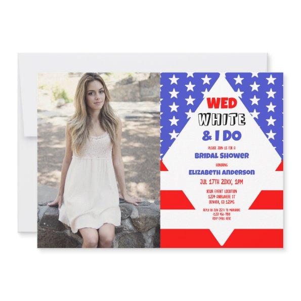 Wed, White & I Do Patriotic