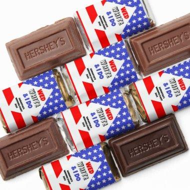 Wed, White & I Do Patriotic Wedding Event Hershey's Miniatures