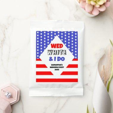 Wed, White & I Do Patriotic Wedding Event Lemonade Drink Mix