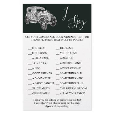 Weddin Car | Wedding Reception | I Spy Game  Flyer