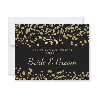 Wedding Advice Gold Foil Look Confetti