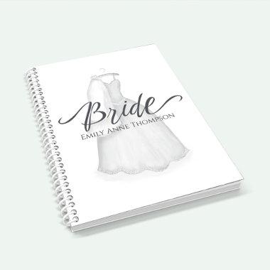 Wedding Black and White Minimalist Simple Bride Planner