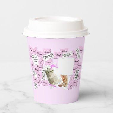 Wedding Bridal Bachorlette Party Paper cup