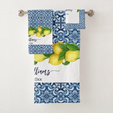 Wedding  Anniversary Gift custom Bath Towel Set