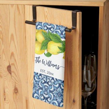 Wedding  Anniversary Gift custom Kitchen Towel