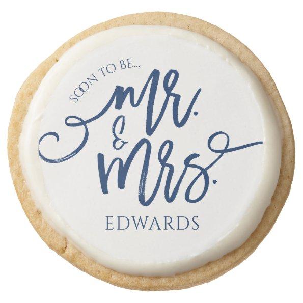 Wedding Bridal Shower Cookies / Favors (Navy Blue)