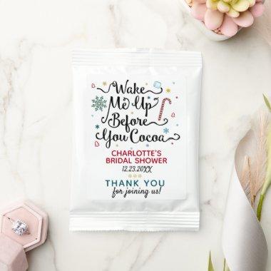 Wedding Bridal Shower Wake Me Up Before You Cocoa Hot Chocolate Drink Mix