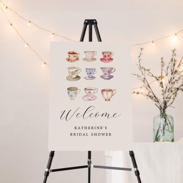 Wedding Brunch  Tea Cups Chinoiserie Foam Board