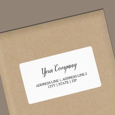 Wedding, Business Shipping Label