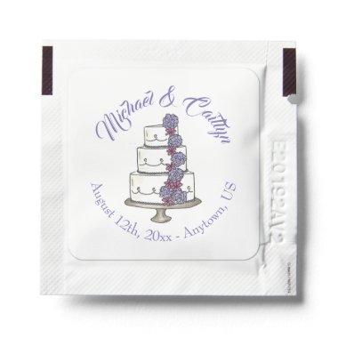 Wedding Cake Anniversary Bridal Shower Centerpiece Hand Sanitizer Packet