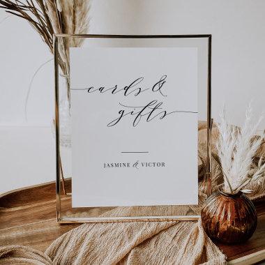 Wedding  & Gift Table Paper Poster Sign J102
