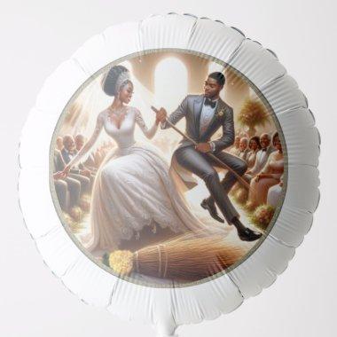Wedding Day Bliss Elegant Balloon