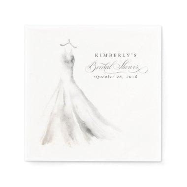Wedding Dress Dreamy Elegant Boho Napkins
